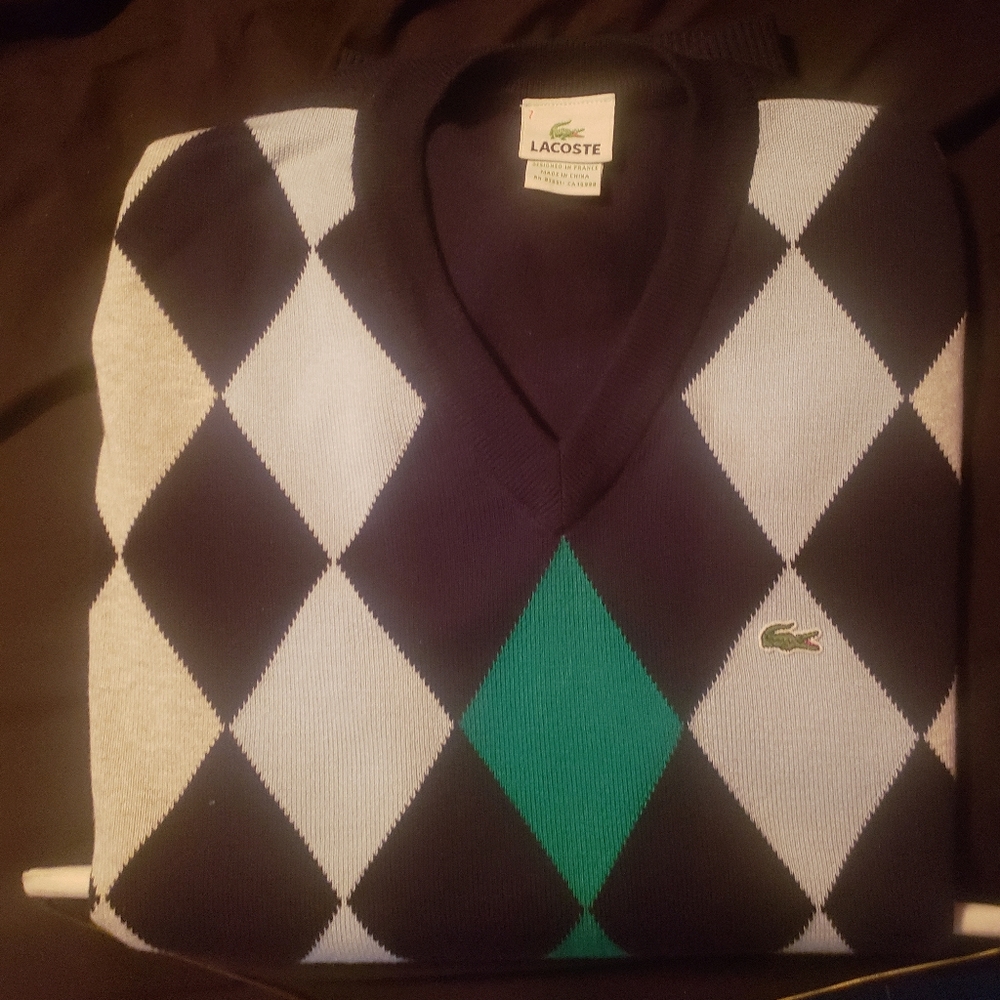 2 lacoste sweaters vests